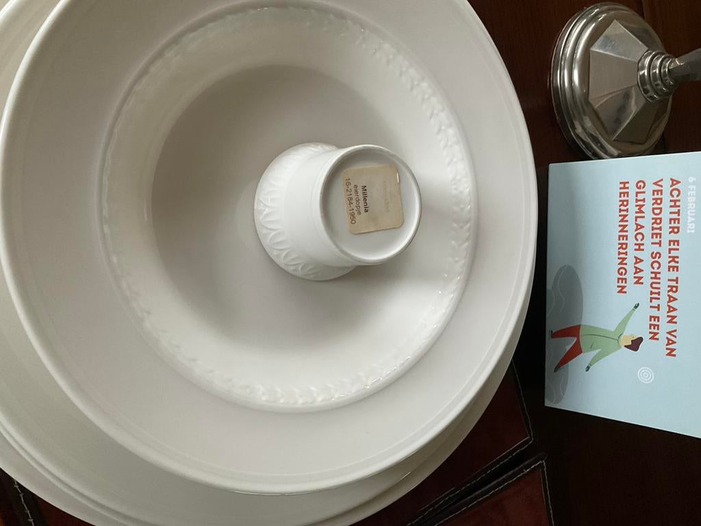 Nieuwe set VILLEROY&BOCH millenia/5 delig, Huis en Inrichting, Ophalen of Verzenden, Zo goed als nieuw, Bord(en), Overige stijlen