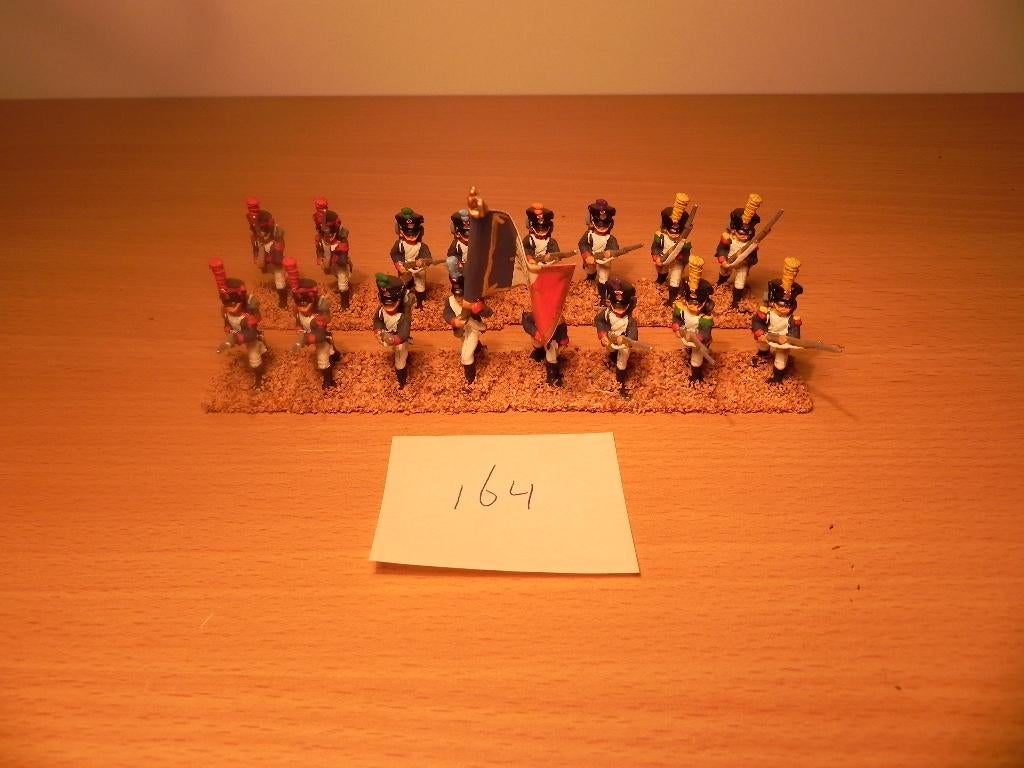 Slag bij waterloo, infanterie frankrijk(164)25 mm, Minifigs, Hobby en Vrije tijd, Modelbouw | Figuren en Diorama's, Ophalen of Verzenden