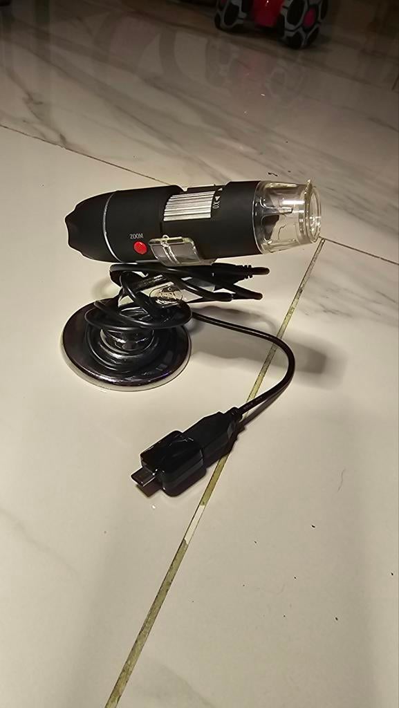  Septpenta

Digitale USB-microscoop, 1600X 1080P HD-beeld, 8, Ophalen of Verzenden, Gebruikt, Minder dan 600 watt, Overige typen