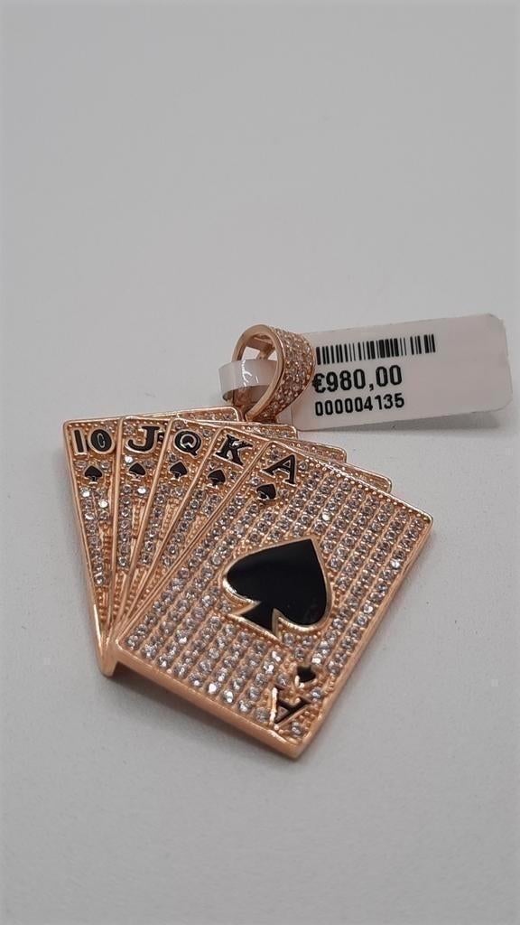 gouden ketting hanger 14kt, Www.bredajuwelier.nl, Nieuw, Ophalen of Verzenden, Kruis of Symbool