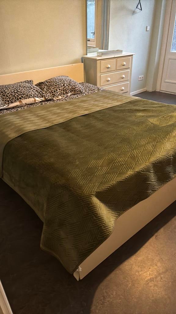 Auping 2p bed 160x 200, Ophalen, Zo goed als nieuw, Eenpersoons