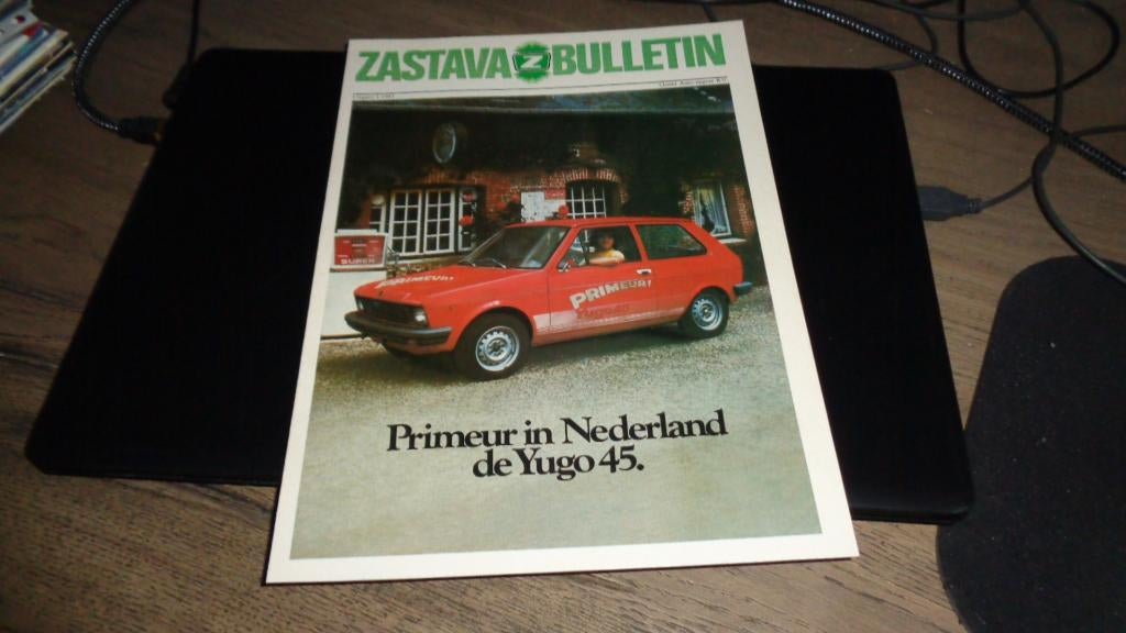 Folder   ZASTAVA  ,  1-1983, Boeken, Auto's | Folders en Tijdschriften, Verzenden, Nieuw, Overige merken