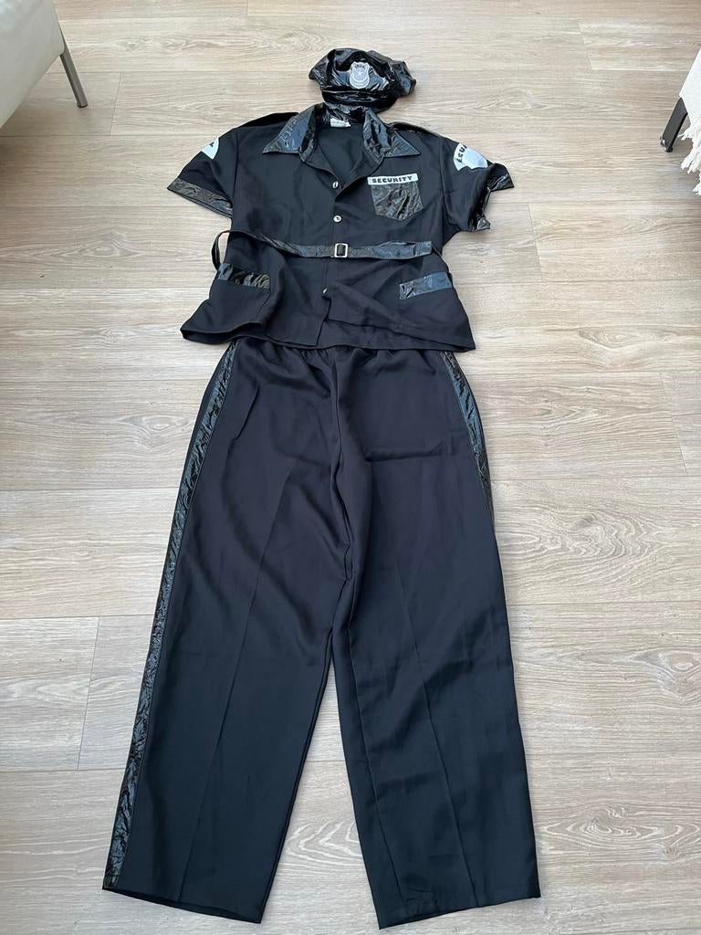 Security pak - Maat 56 (XL), Kleding | Heren, Carnaval, Maat 56/58 (XL), Ophalen of Verzenden, Zo goed als nieuw