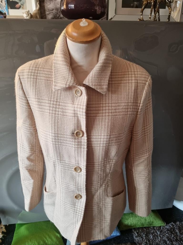 BOGNER colbert maat 38, Ophalen of Verzenden, Zo goed als nieuw, Maat 38/40 (M), Beige