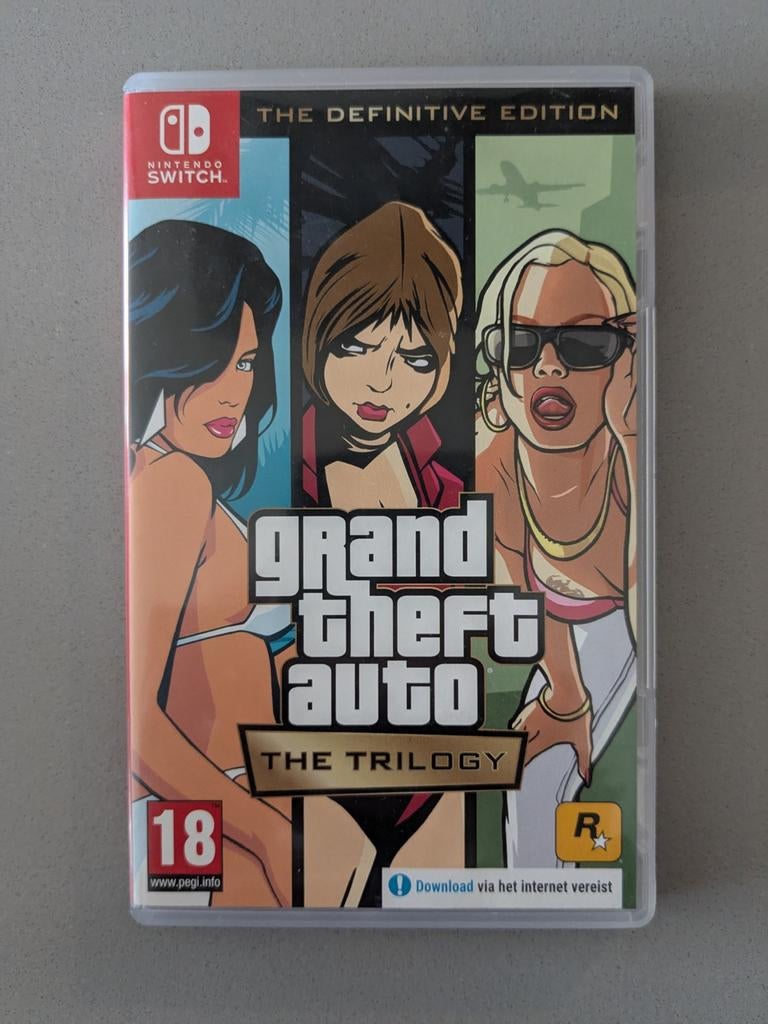 Grand Theft Auto: The Trilogy - Nintendo Switch, Spelcomputers en Games, Games | Nintendo Switch, Avontuur en Actie, Vanaf 18 jaar