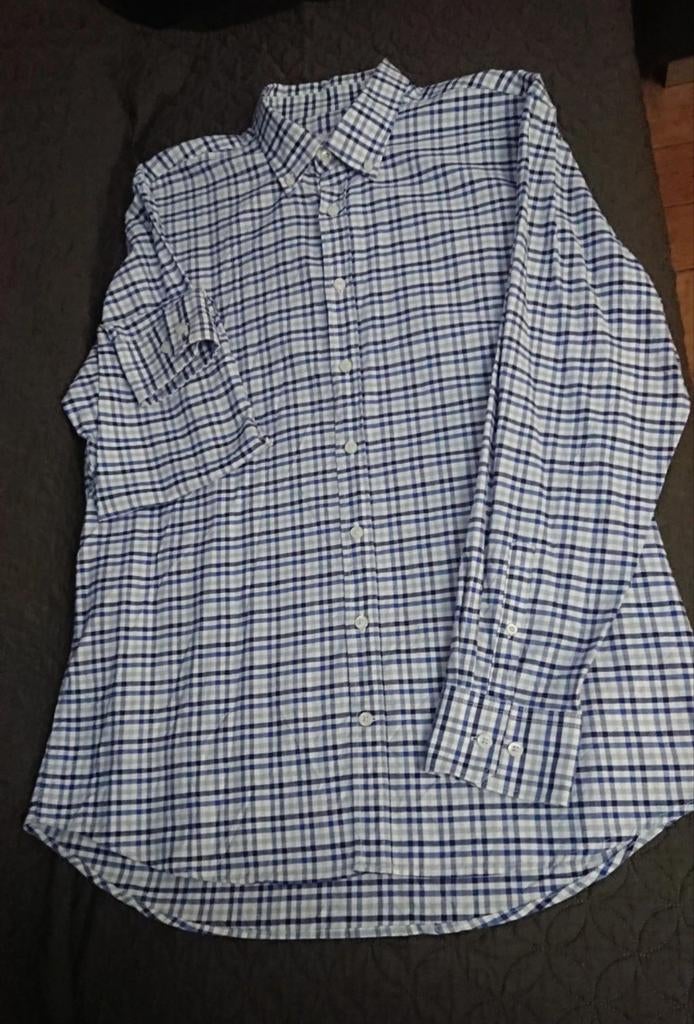 Nieuwe heren overhemd maat 41/42/L Bugatti, Ophalen of Verzenden, Nieuw, Blauw, Halswijdte 41/42 (L)