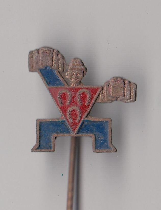 Breda 3 Hoefijzers Bier speldje, Gebruikt, Niet vindbaar, Niet vindbaar, Speldje of Pin