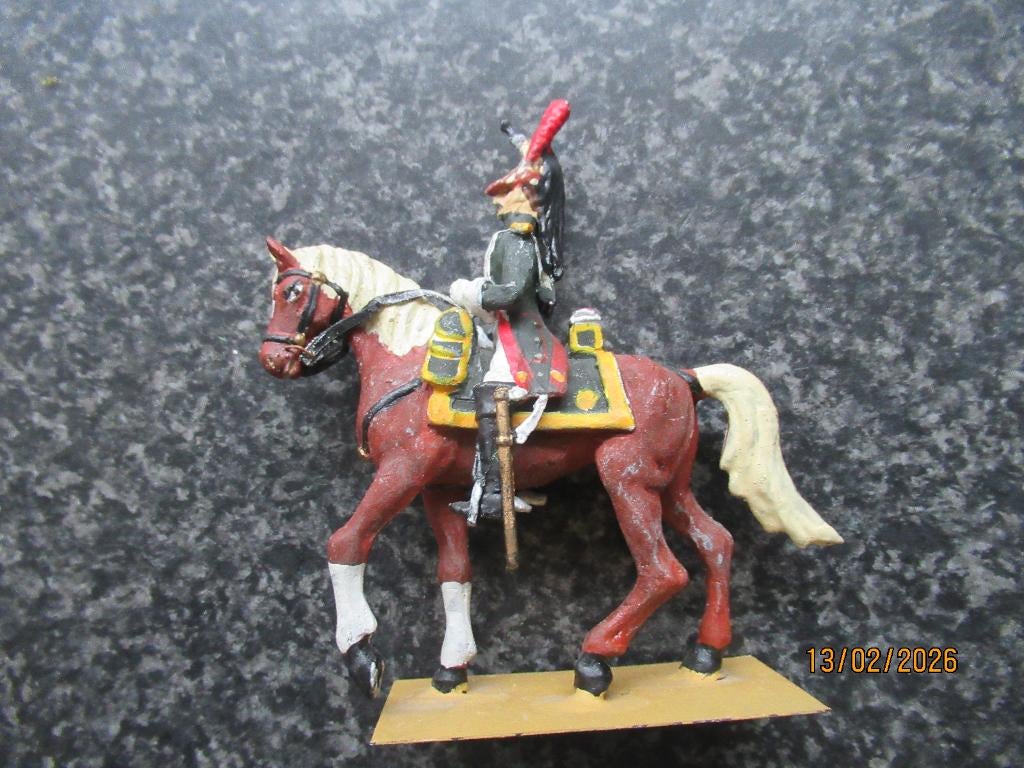TINNEN SOLDAAT TE PAARD- LANCIER JONGE GARDE -DEL PRADO, Hobby en Vrije tijd, Modelbouw | Figuren en Diorama's, Ophalen of Verzenden