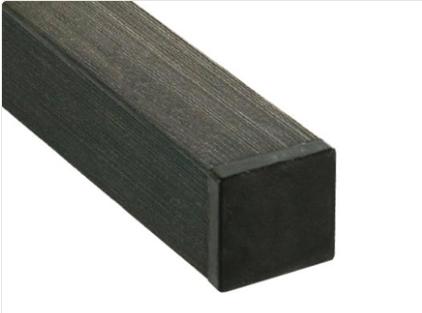 Composiet Paal Elephant WPC Antraciet 6.8x6.8x270cm, Palen, Nieuw, Ophalen of Verzenden, Hardhout