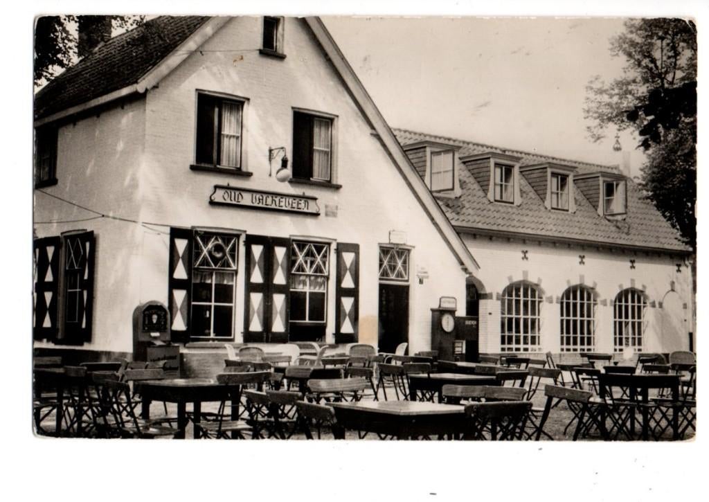 Oud Valkenveen. Pannekoekenhuis.  (1956), Ophalen of Verzenden, Voor 1920, Gelopen, Noord-Holland