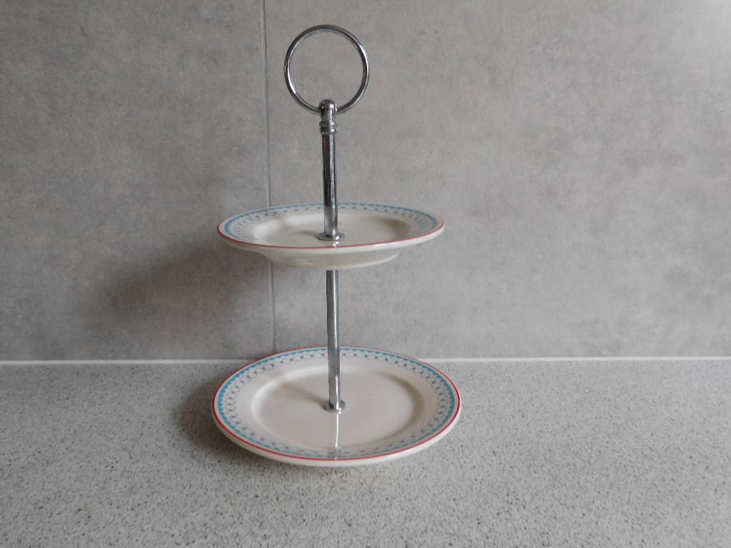 Etagère Marken Blauw Spiraal Albert Heijn AH, Huis en Inrichting, Ophalen of Verzenden, Zo goed als nieuw, Bord(en), Overige stijlen