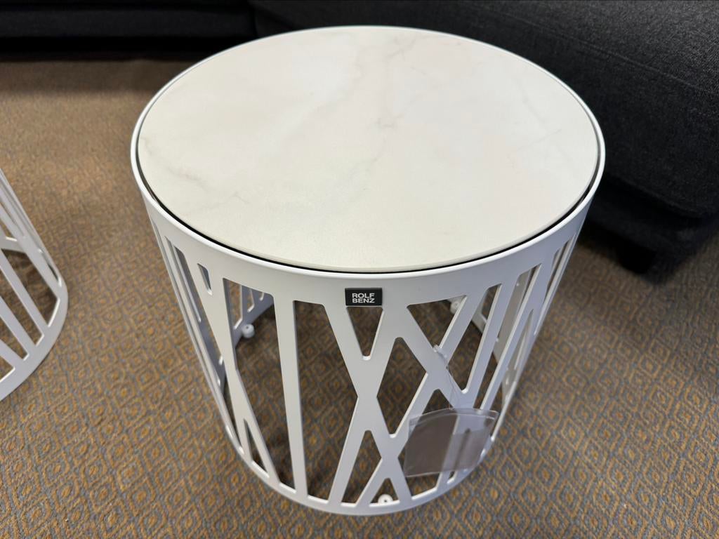 Nieuw Rolf Benz 8330 407 Bijzettafel Kerakiek emperador, Nieuw, Ophalen of Verzenden, 60 cm of meer, Rechthoekig