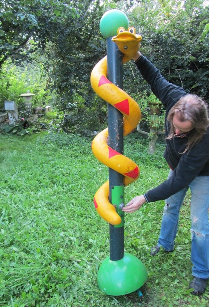 Vintage kinder tuindouche, zwembad douche Aqua Drolics 1990s, Ophalen