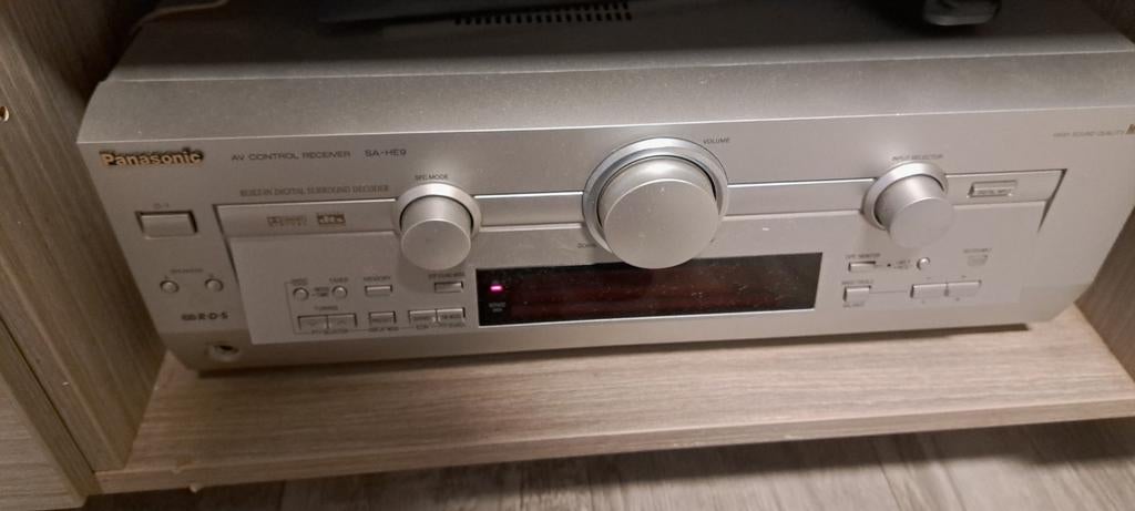Panasonic SA-HE9 Versterker, Ophalen of Verzenden, Gebruikt, Stereo, 60 tot 120 watt