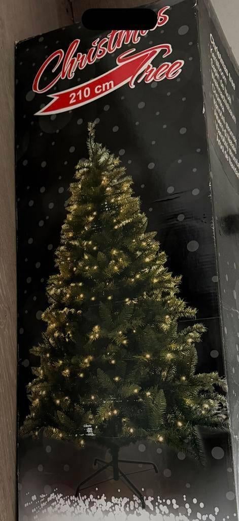 Mooie kerstboom inclusief lampjes, Ophalen, Gebruikt