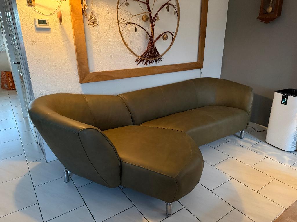 Leolux Pupilla design bank  Leder  -  Refurbished