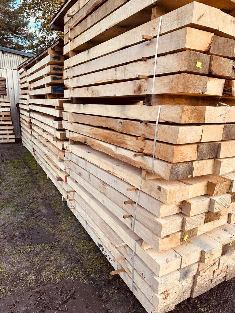 Eiken balken en planken, Ophalen, Zo goed als nieuw, 250 cm of meer, Planken