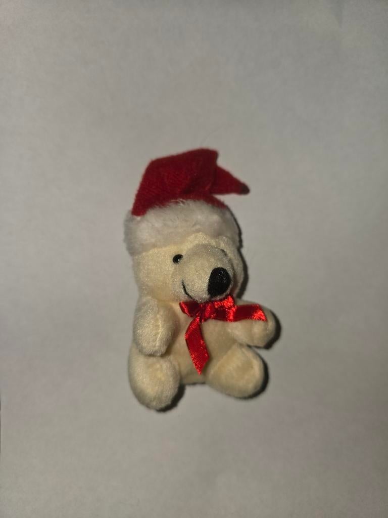 Schattige Kerst Beer Knuffel, Ophalen of Verzenden, Zo goed als nieuw, Beer