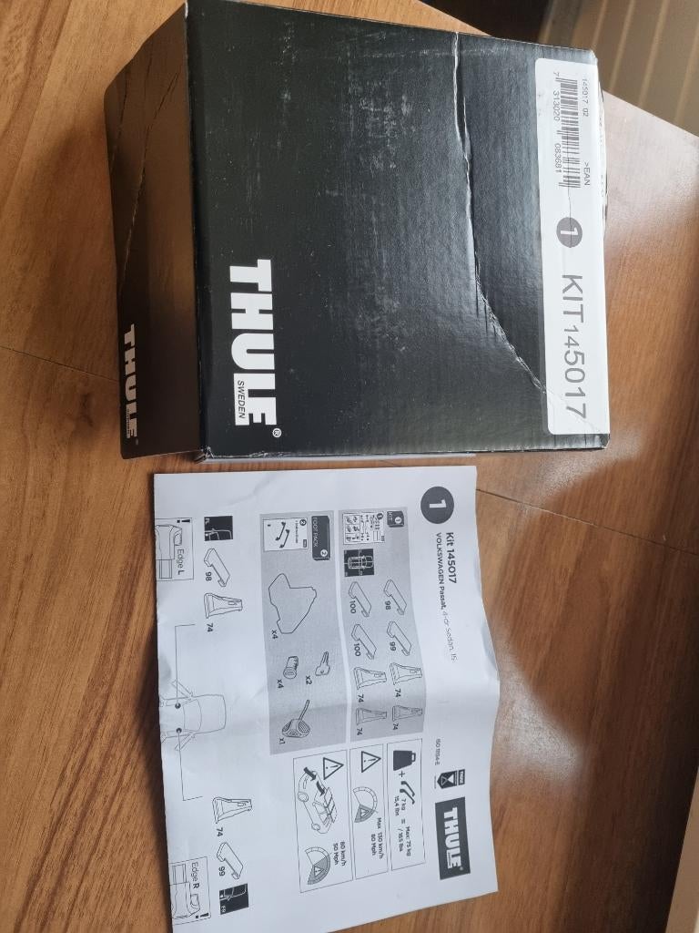 Thule kitset 145017, Auto diversen, Dakdragers, Zo goed als nieuw, Ophalen of Verzenden