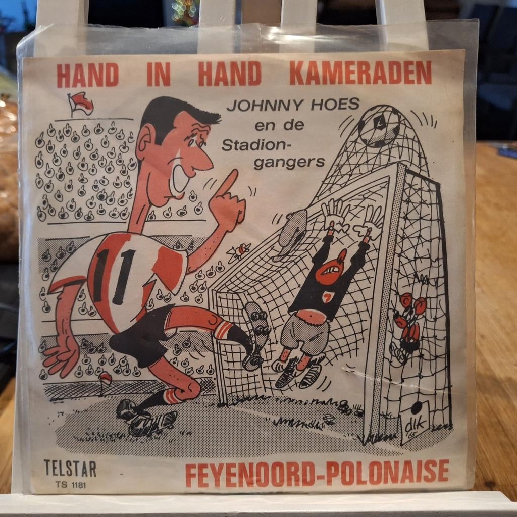 3 singles Feijenoord, Cd's en Dvd's, Vinyl Singles, Ophalen of Verzenden, Gebruikt