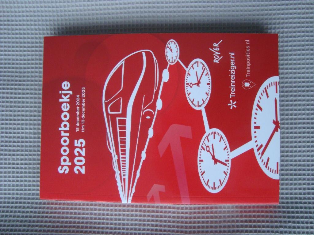 Spoorboekje 2025 Nederland, Verzamelen, Ophalen of Verzenden, Zo goed als nieuw, Trein, Overige typen