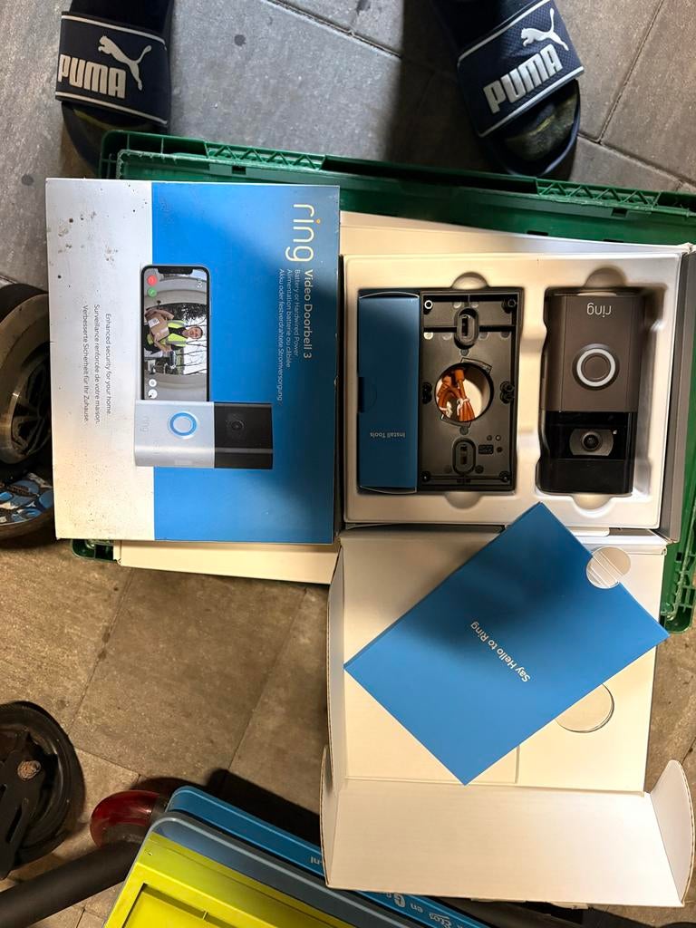 Ring Video Doorbell 3 - Nieuwstaat, Ophalen of Verzenden, Compatibel met smartphone, Zo goed als nieuw, Draadloos