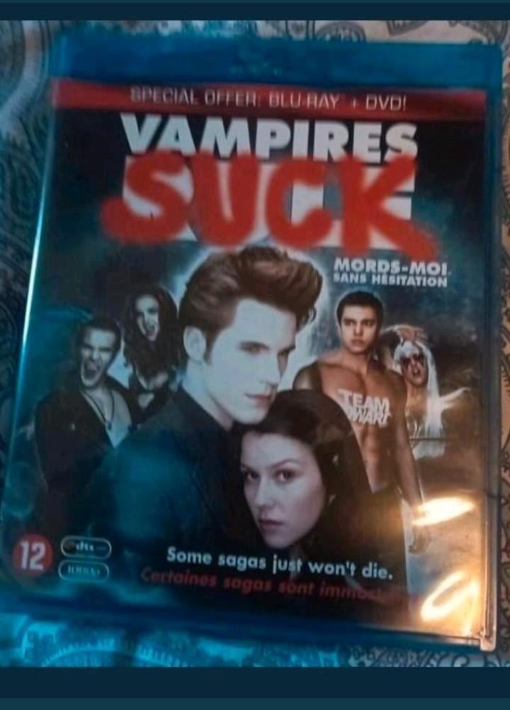 Vampires suck bluray NL ondertiteld, Cd's en Dvd's, Blu-ray, Ophalen of Verzenden, Zo goed als nieuw, Horror