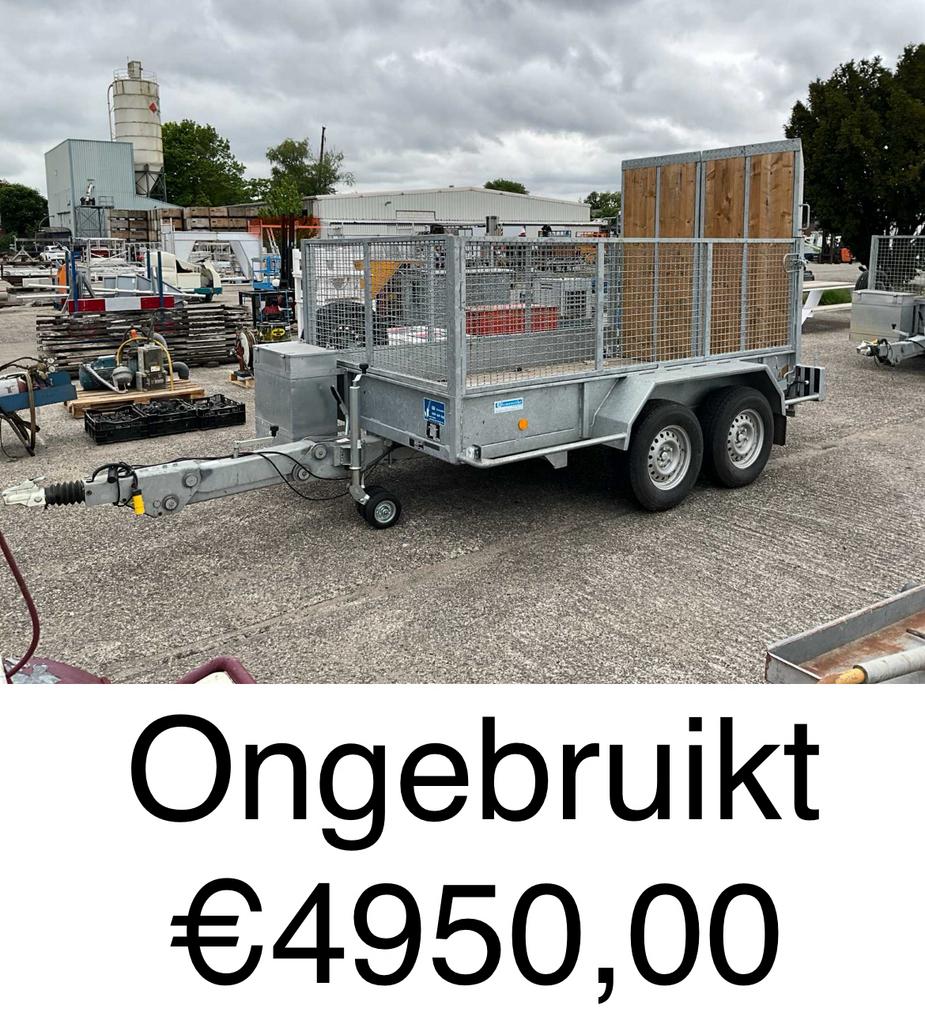 2 Blohmenrohr aanhangers  auto, tractor, shovel, vrachtwagen, Info@izi-hoogwerkerhuren.nl, Katwijkerbroek 8d Katwijk aan Zee, Ophalen of Verzenden