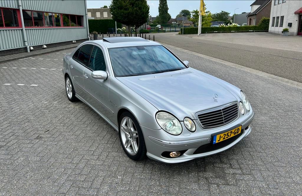 Mercedes-Benz E55 AMG 2003, zeer nette staat, Auto's, Mercedes-Benz, 750 kg, Particulier, Sedan, 1920 kg