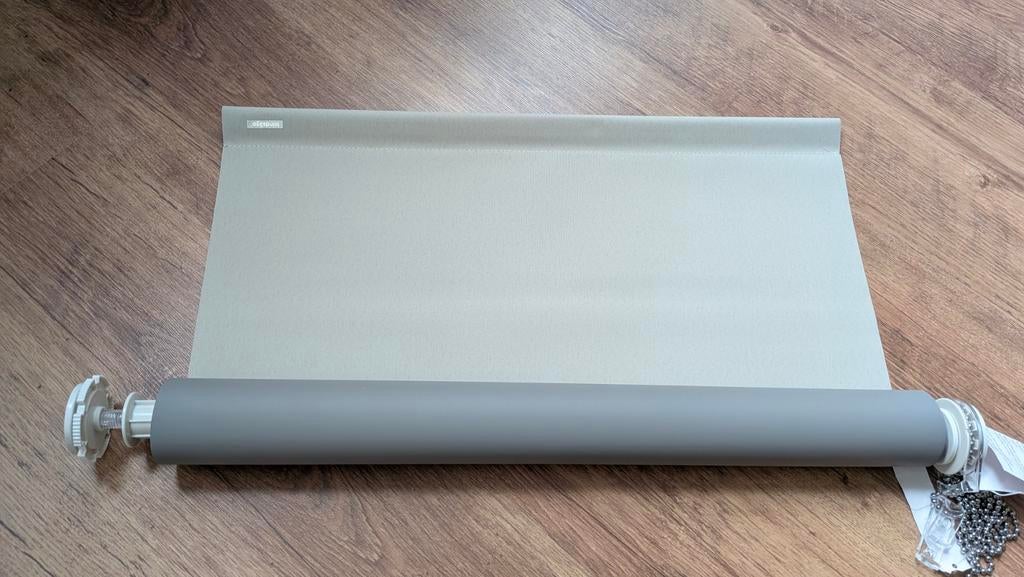 Rolgordijn Crème/Beige -  nieuw in de verpakking, 100 tot 150 cm, Crème of Beige, Nieuw, Ophalen of Verzenden