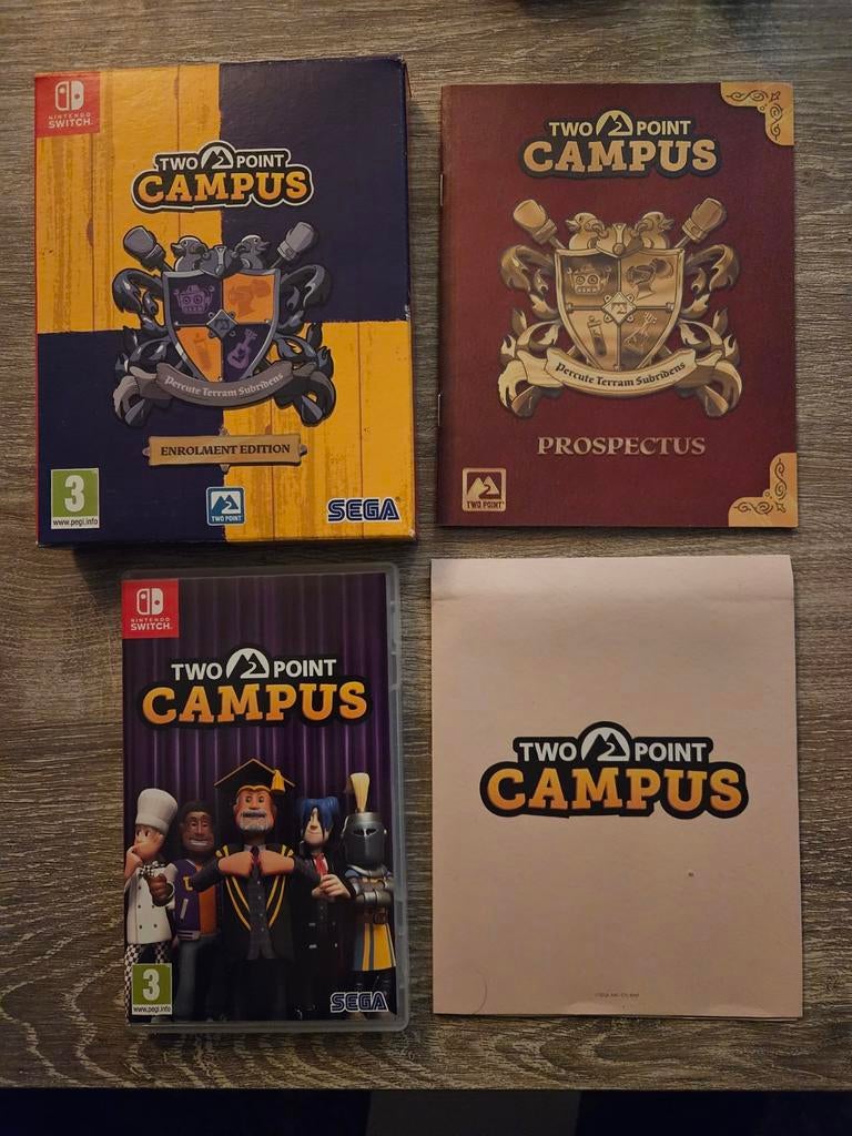 Nintendo switch spel two point campus enrolment edition, 1 speler, Ophalen of Verzenden, Zo goed als nieuw, Vanaf 3 jaar