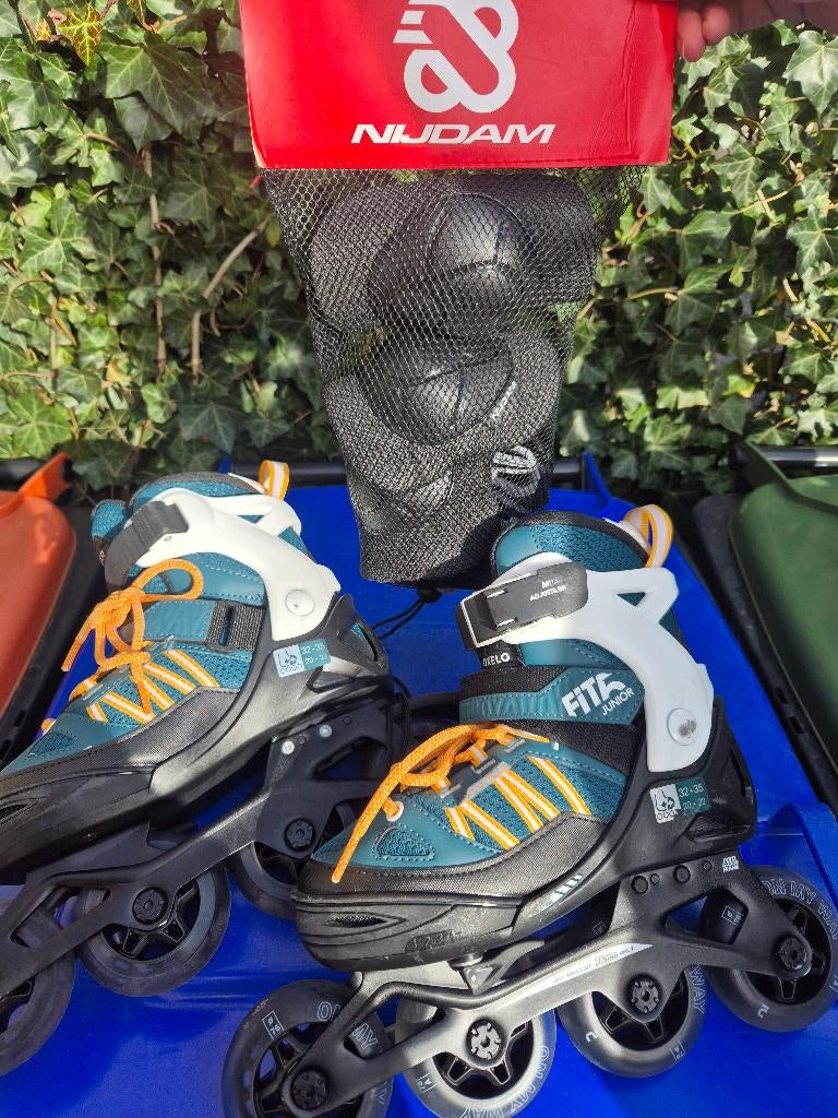 Skeelers, Verstelbaar, Kinderen, Zo goed als nieuw, Inline skates 4 wielen