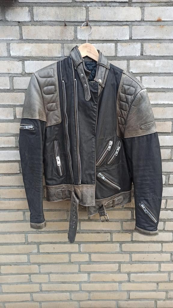 Leren motorjas hein gericke retro/vintage jasje mt 50, Ophalen of Verzenden, Tweedehands, Jas | leer