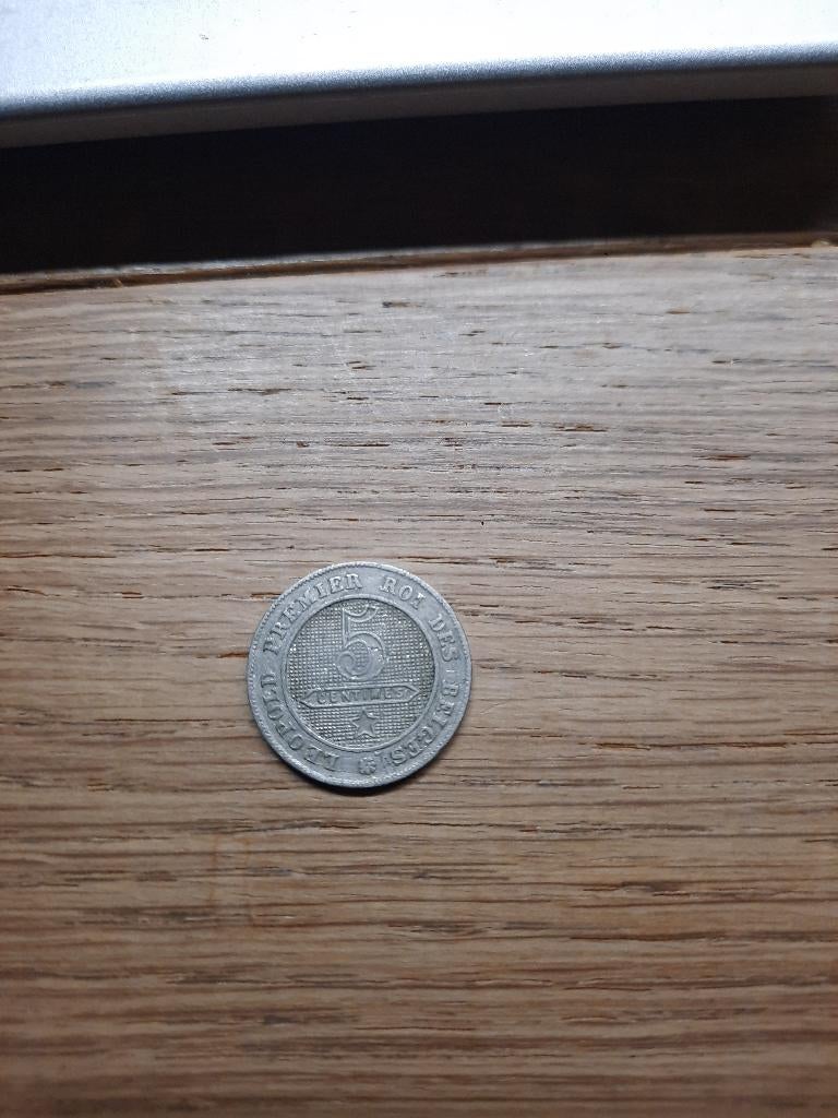 Belgie. 5 centimes 1862, Ophalen of Verzenden, België