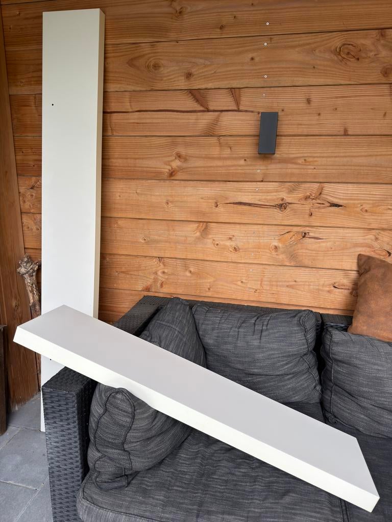 2x Ikea Lack zwevende planken wit, Ophalen, Gebruikt