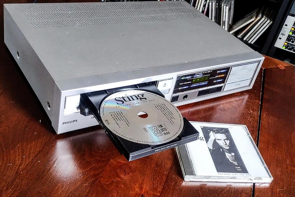 Philips CD 350 / 00 (1985) Loopwerk en Servobord Geserviced, Audio, Tv en Foto, Cd-spelers, Ophalen, Refurbished, Philips