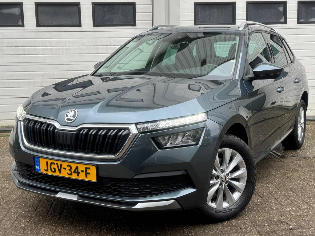 Skoda Kamiq 1.0 TSI Ambition virtual/front-lane/carplay/led/, Stof, Gebruikt, 116 pk, Origineel Nederlands