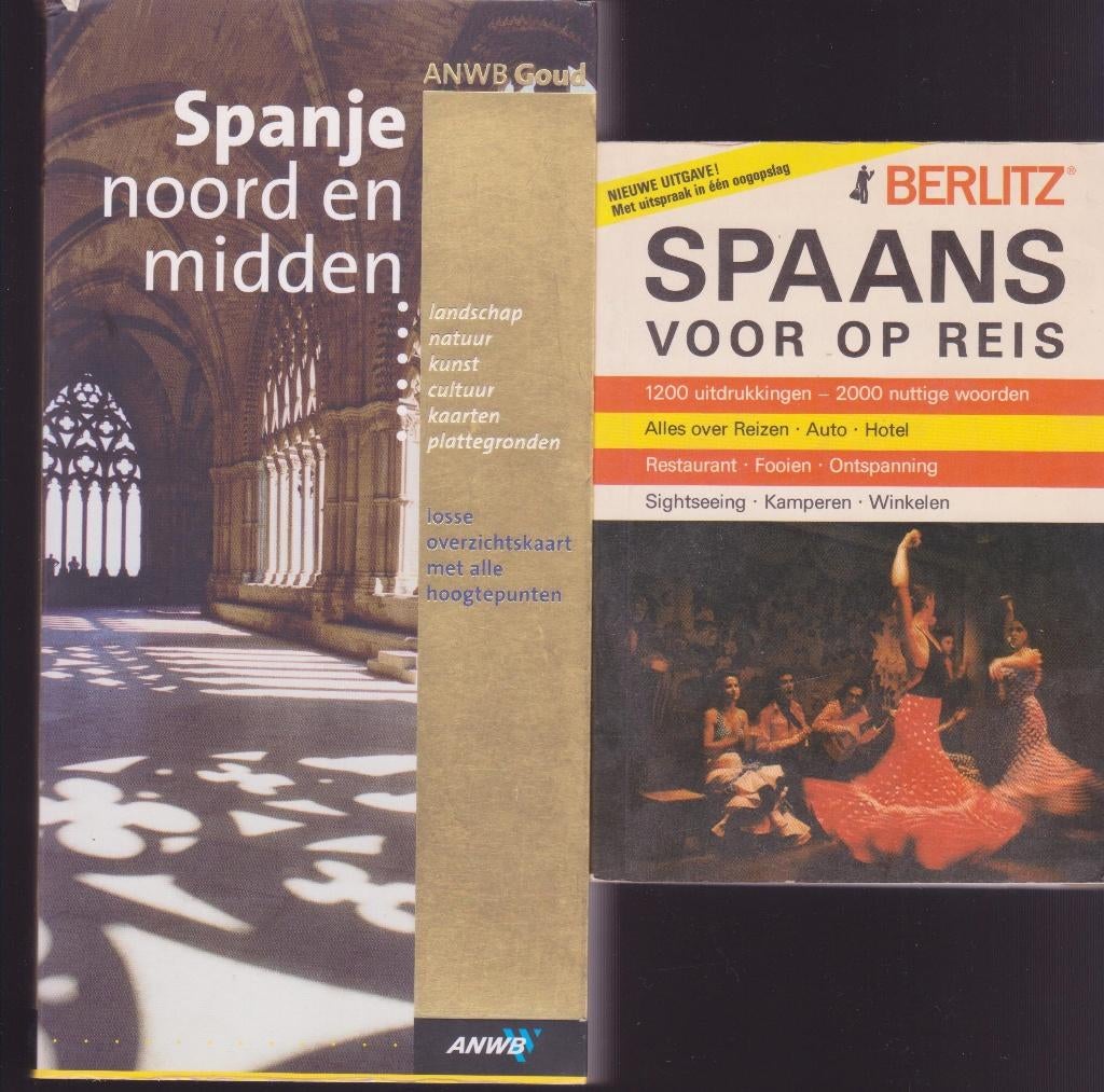 ANWB GOUD * Spanje noord en midden + taalgids, Boeken, Reisgidsen, Zo goed als nieuw, Reisgids of -boek, Europa, ANWB, Ophalen of Verzenden