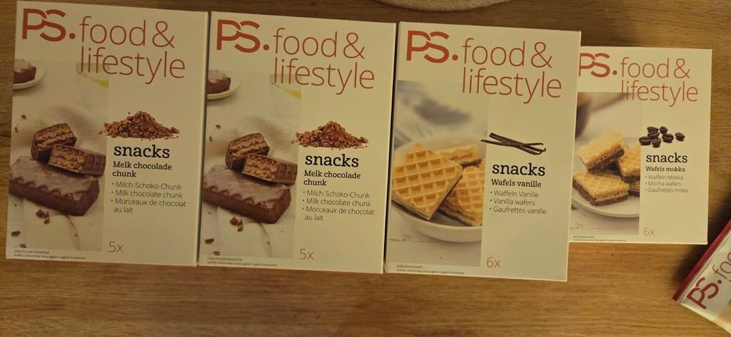 Dieet PS. Food & Lifestyle tussendoortjes - repen en wafels, Ophalen of Verzenden, Nieuw, Poeder of Drank