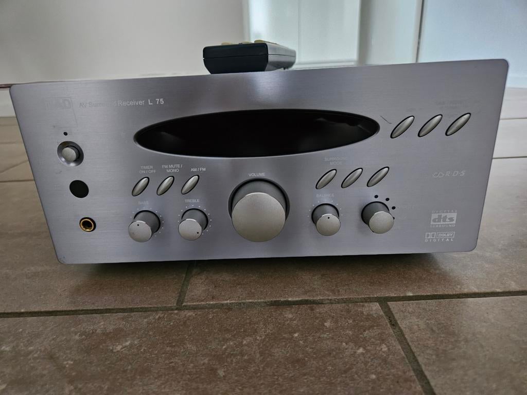 NAD L75 surround versterker/receiver, Ophalen of Verzenden, Gebruikt, 60 tot 120 watt, Overige merken