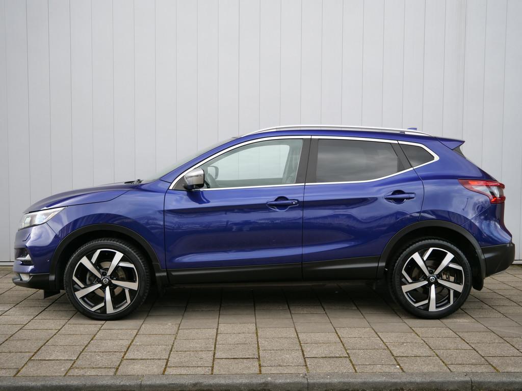 Nissan QASHQAI 1.3 DIG-T Tekna + 160 Pk Automaat Navi / DAB, 4 cilinders, 1290 kg, Leder, Bedrijf