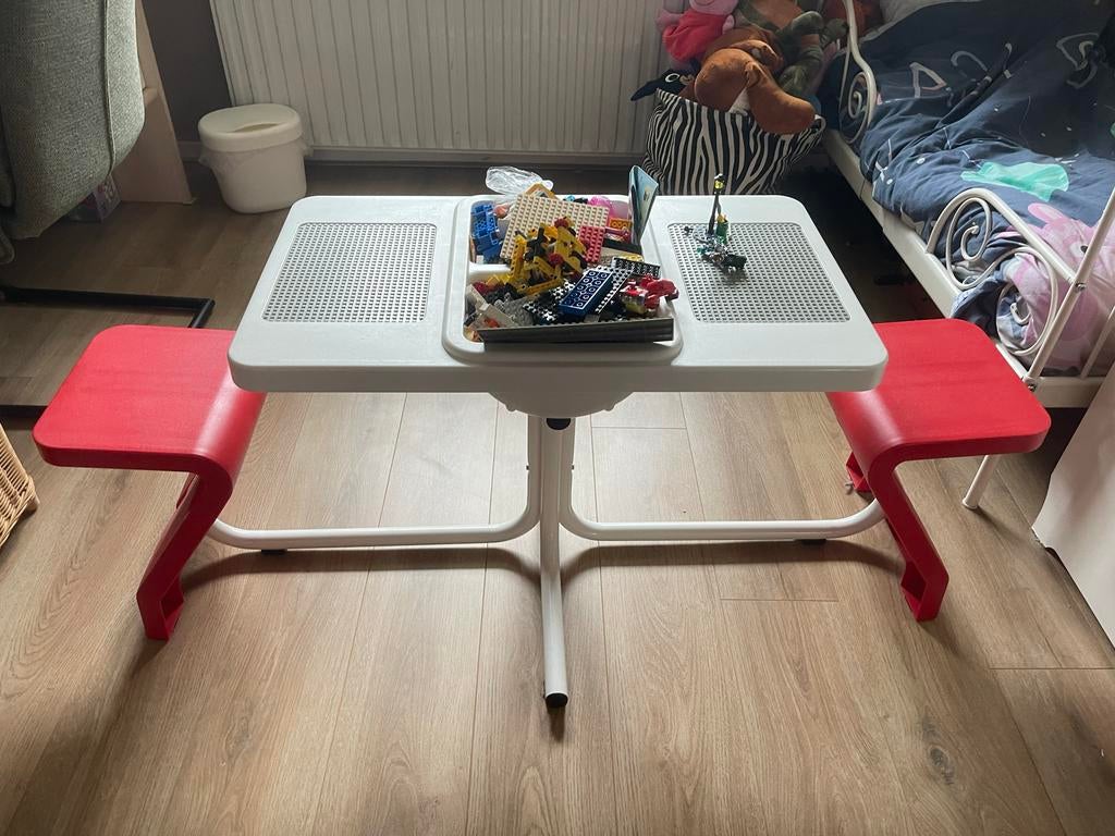 Lego speeltafel met stoeltjes, Ophalen, Gebruikt