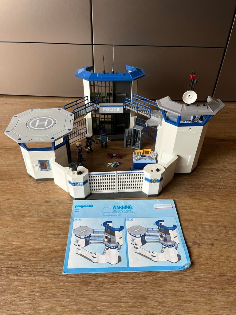 Playmobil politiebureau, Kinderen en Baby's, Speelgoed | Playmobil, Ophalen, Gebruikt, Complete set