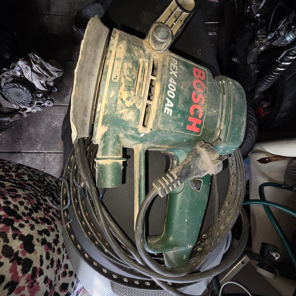 Bosch PEX 400 AE Excentrische Schuurmachine, Ophalen, Gebruikt, Minder dan 600 watt, Excentrische schuurmachine