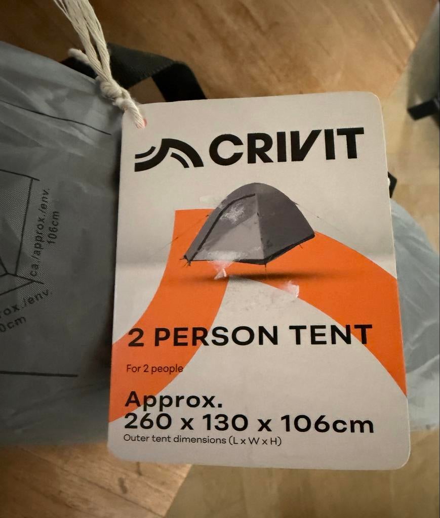 2-persoons tent - Nieuw, Ophalen of Verzenden, Nieuw, Tot en met 2