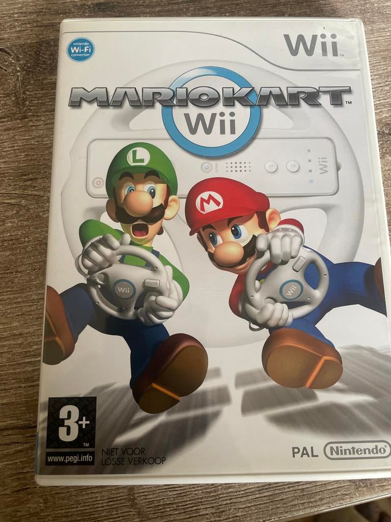 Mario Kart Wii - Complete met handleiding, Spelcomputers en Games, Games | Nintendo Wii, Gebruikt, Racen en Vliegen, 3 spelers of meer