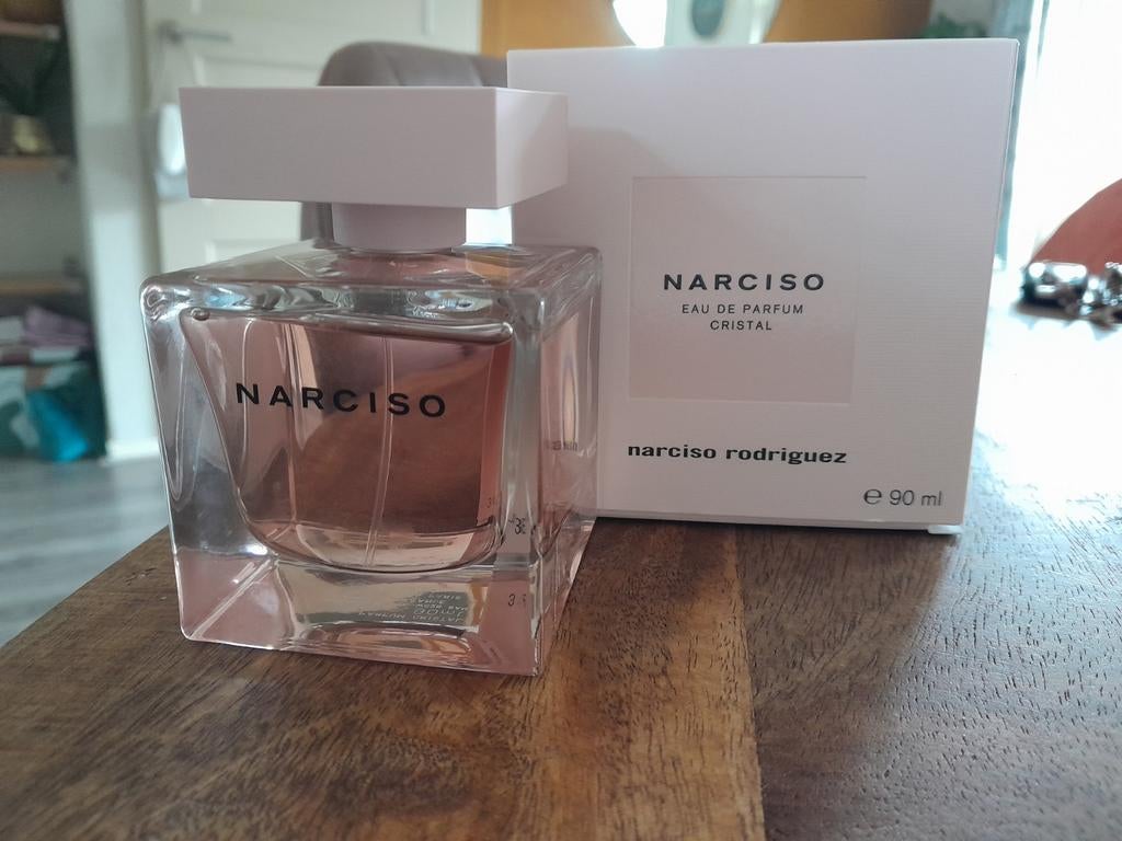 Narciso Rodriguez Narciso Eau de Parfum Cristal 90 ml, Sieraden, Tassen en Uiterlijk, Uiterlijk | Parfum, Ophalen of Verzenden