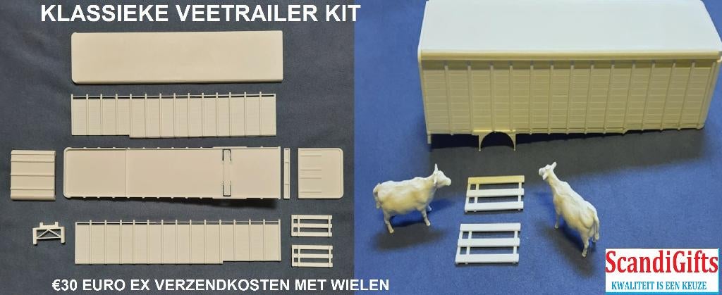 klassieke veetailer  1op 50 en 1 op 87, Ophalen of Verzenden, Nieuw, Bus of Vrachtwagen