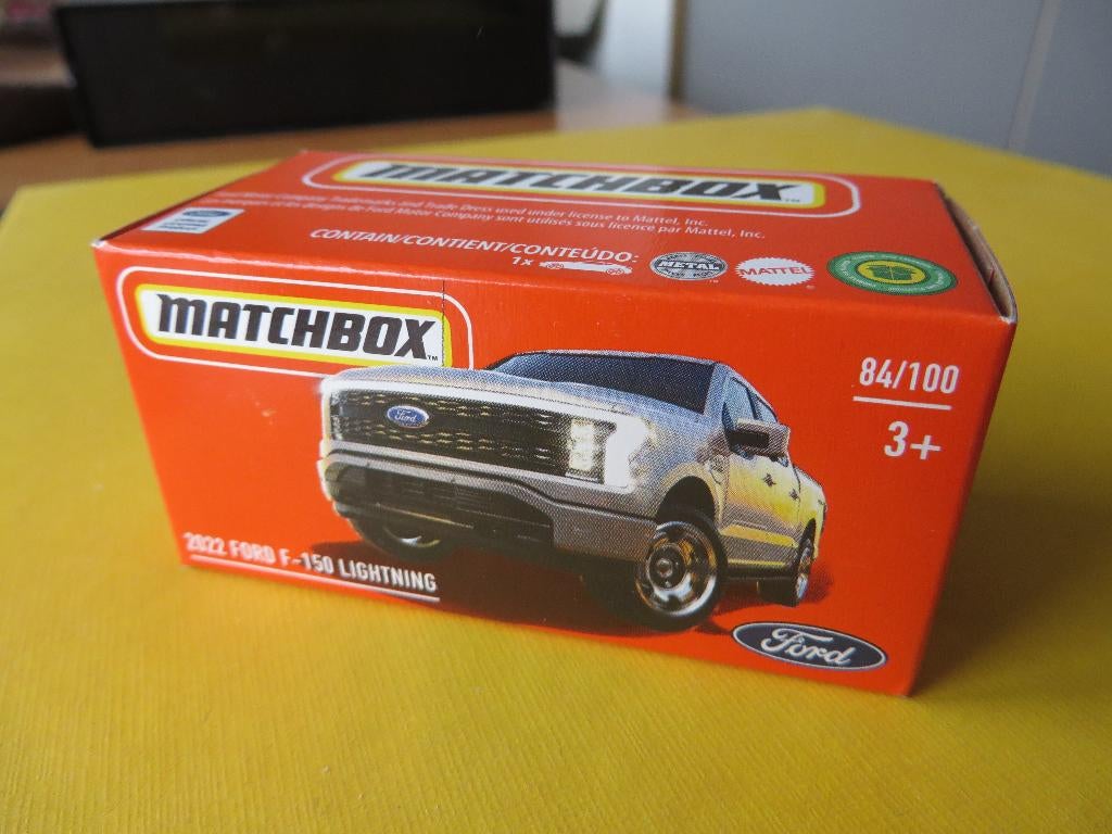 Matchbox Ford F-150 lightning Pickup Truck, Hobby en Vrije tijd, Modelauto's | Overige schalen, Nieuw, Auto, Ophalen of Verzenden