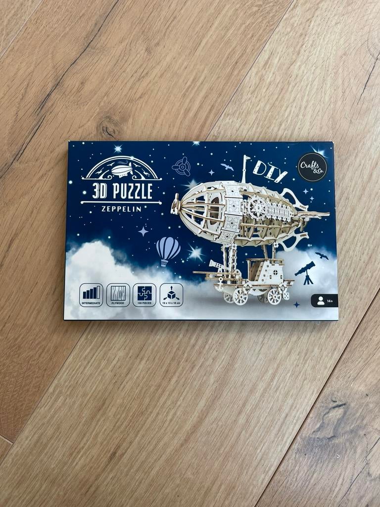 DIY 3D houten zeppelin puzzel, Ophalen, Minder dan 500 stukjes, Nieuw, Rubik's of 3D-puzzel